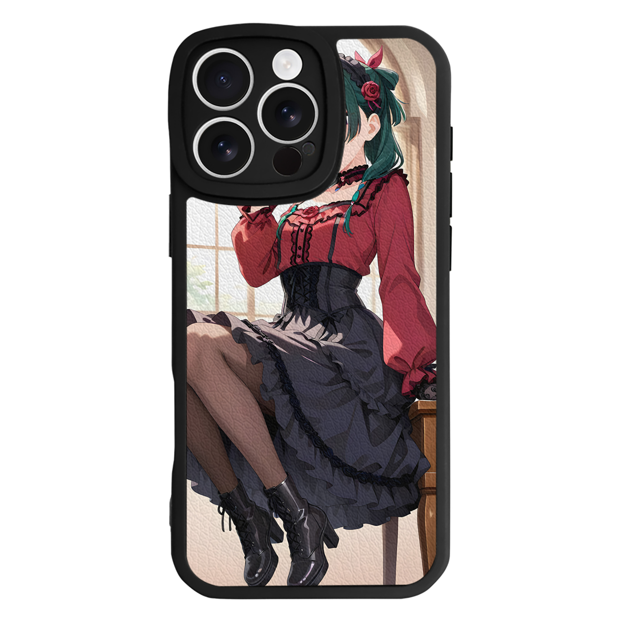 （画像用） 薬屋のひとりごと The Apothecary Diaries 【iPhone 16シリーズ対応】シリコンスマホケース（レザー調） 材質：シリコン